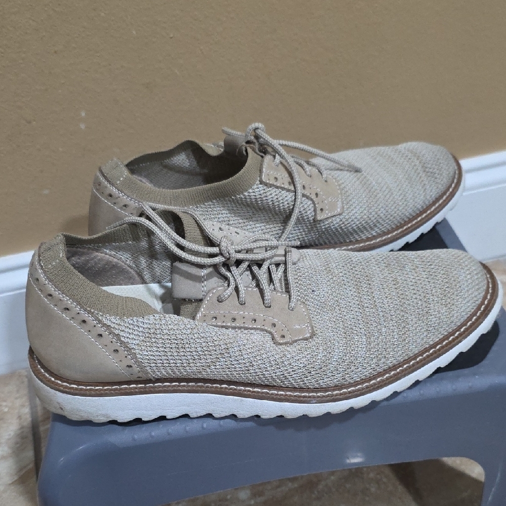 Dockers Tan Knit Oxfords